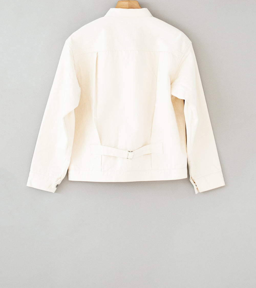 Taiga Takahashi 'Lot. 309 Buckle Backed Jacket' (Ivory)