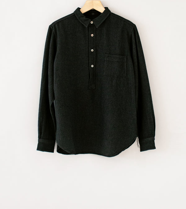 Taiga Takahashi 'Lot. 103 Work Shirt P/O' (Black)