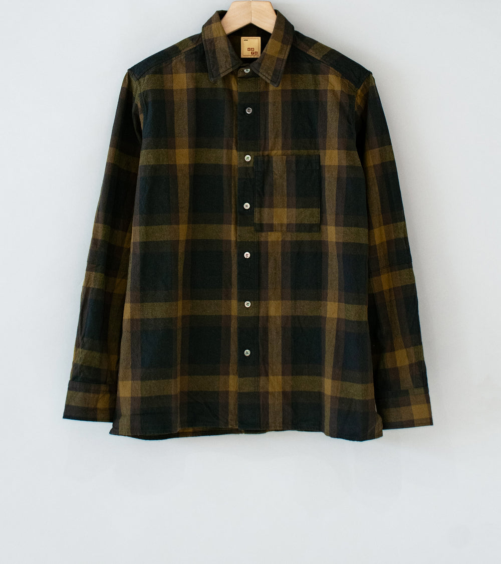 6876 'Ozu Heavy-Weight Shirt' (Khaki)