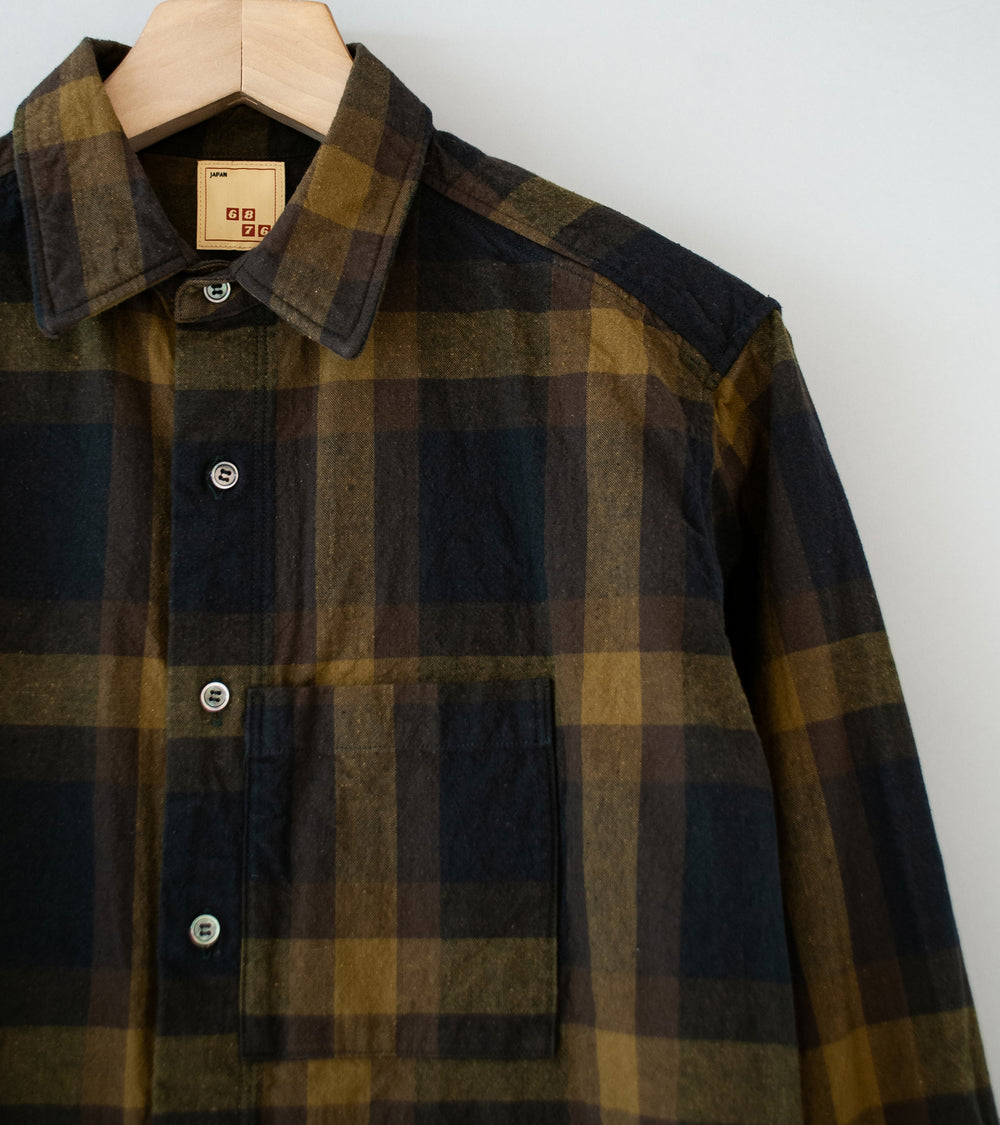 6876 'Ozu Heavy-Weight Shirt' (Khaki)