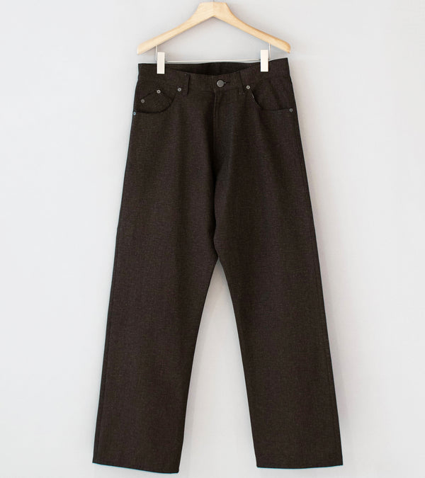 C'H'C'M' 'Jean 7' (Brown Pigment Coated Cotton Twill)