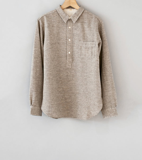 Taiga Takahashi 'Lot. 103 Work Shirt P/O' (Light Brown)