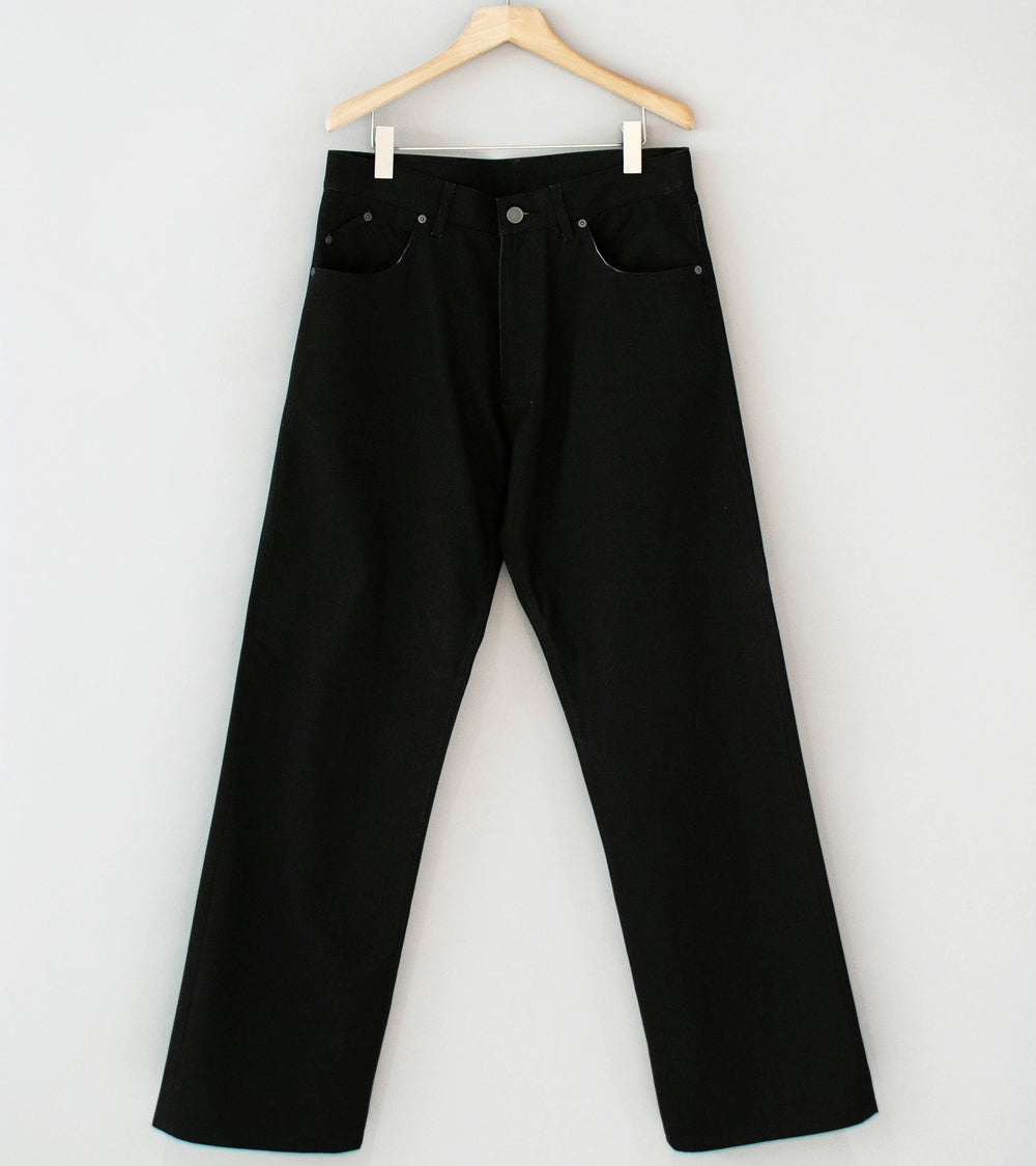 C'H'C'M' 'Jean 7' (Black Pigment Coated Cotton Twill)