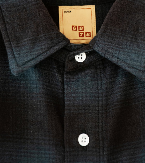 6876 'Ozu Mid-Weight Shirt' (Dark Grey)