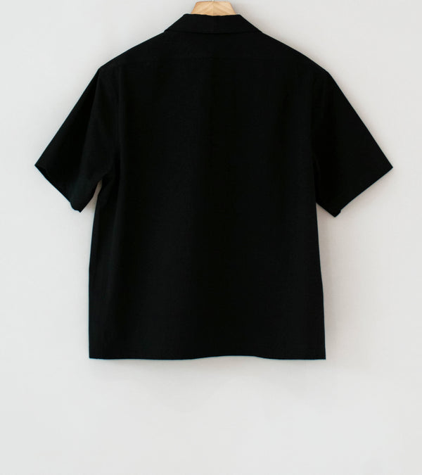 C'H'C'M' 'Short Sleeve Shirt 1' (Black Cotton)