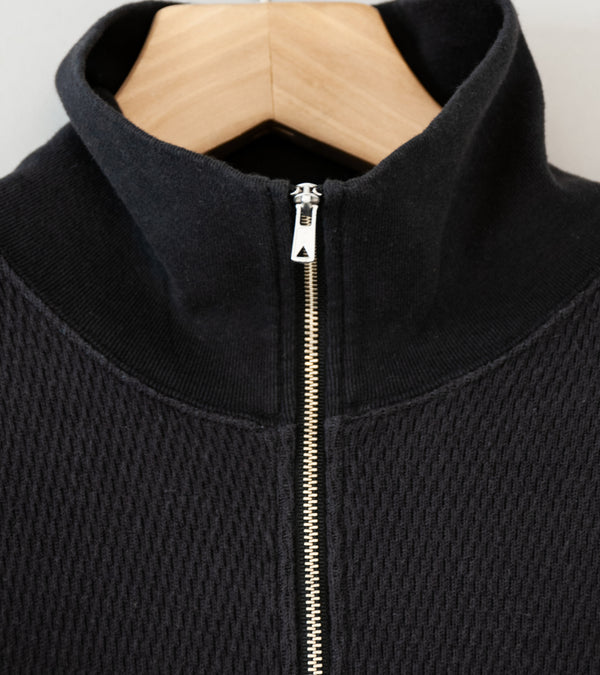 Fil Melange 'Darrell 2 Half Zip' (Charcoal Black)