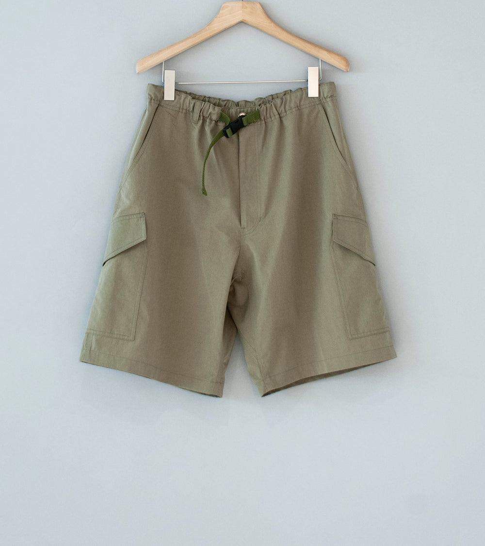 C'H'C'M' 'Cargo Short' (Khaki Water Repellent Compact Twill)