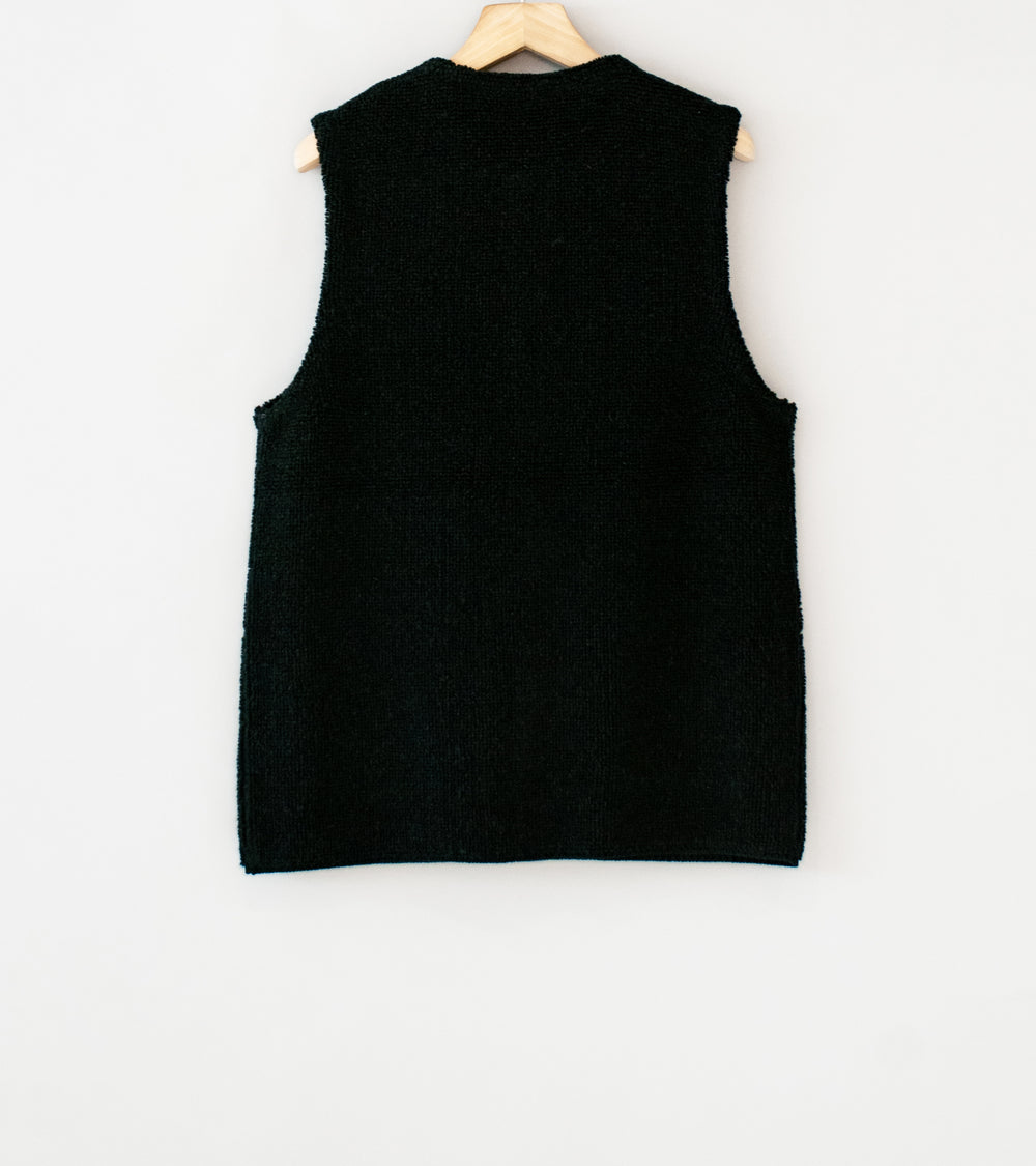Fil Melange 'Pablo Vest' (Charcoal Black)