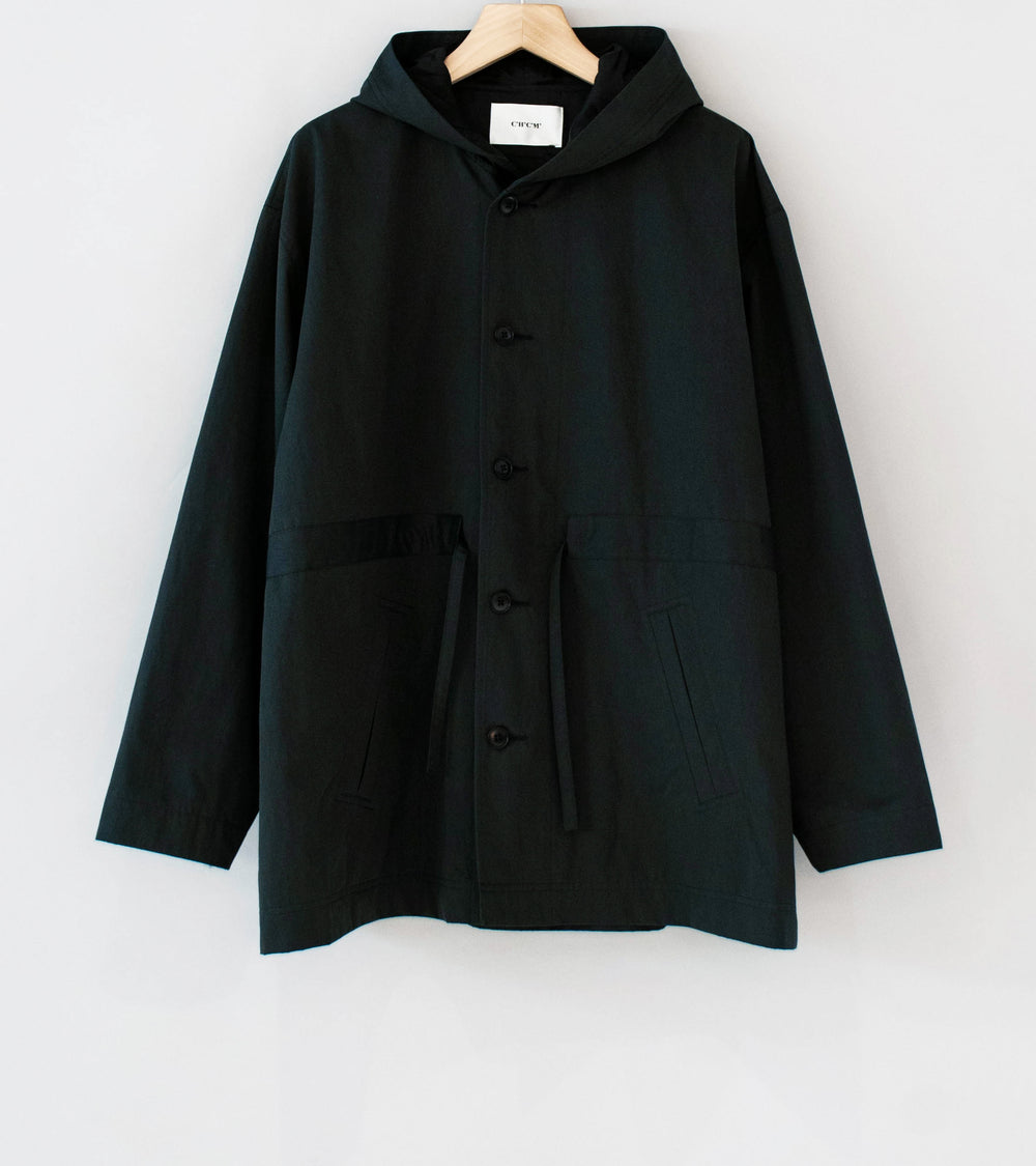 C'H'C'M' 'Parka' (Black Water Repellent Compact Twill)
