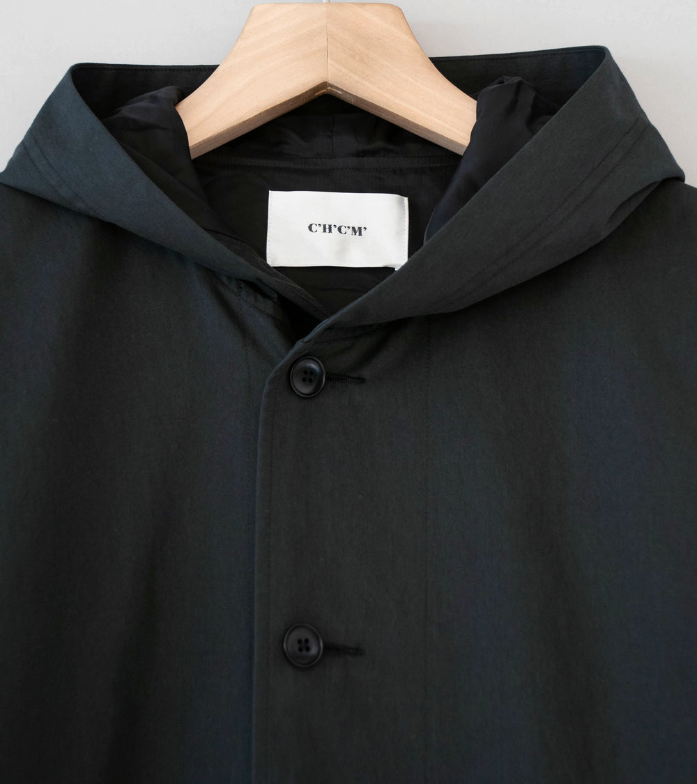 C'H'C'M' 'Parka' (Black Water Repellent Compact Twill)