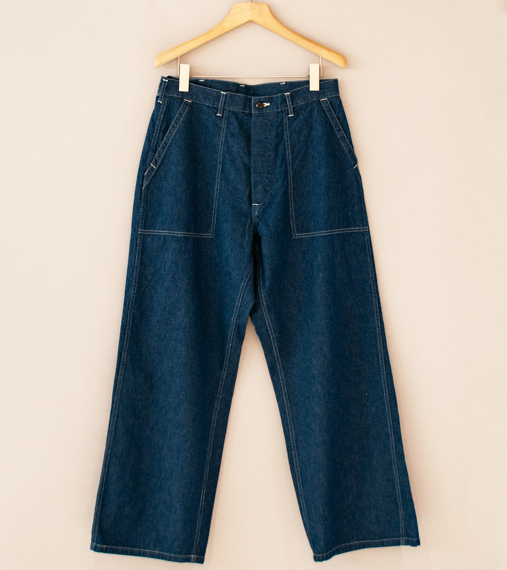 Fil Melange 'Reggie Trousers' (Indigo One Wash)