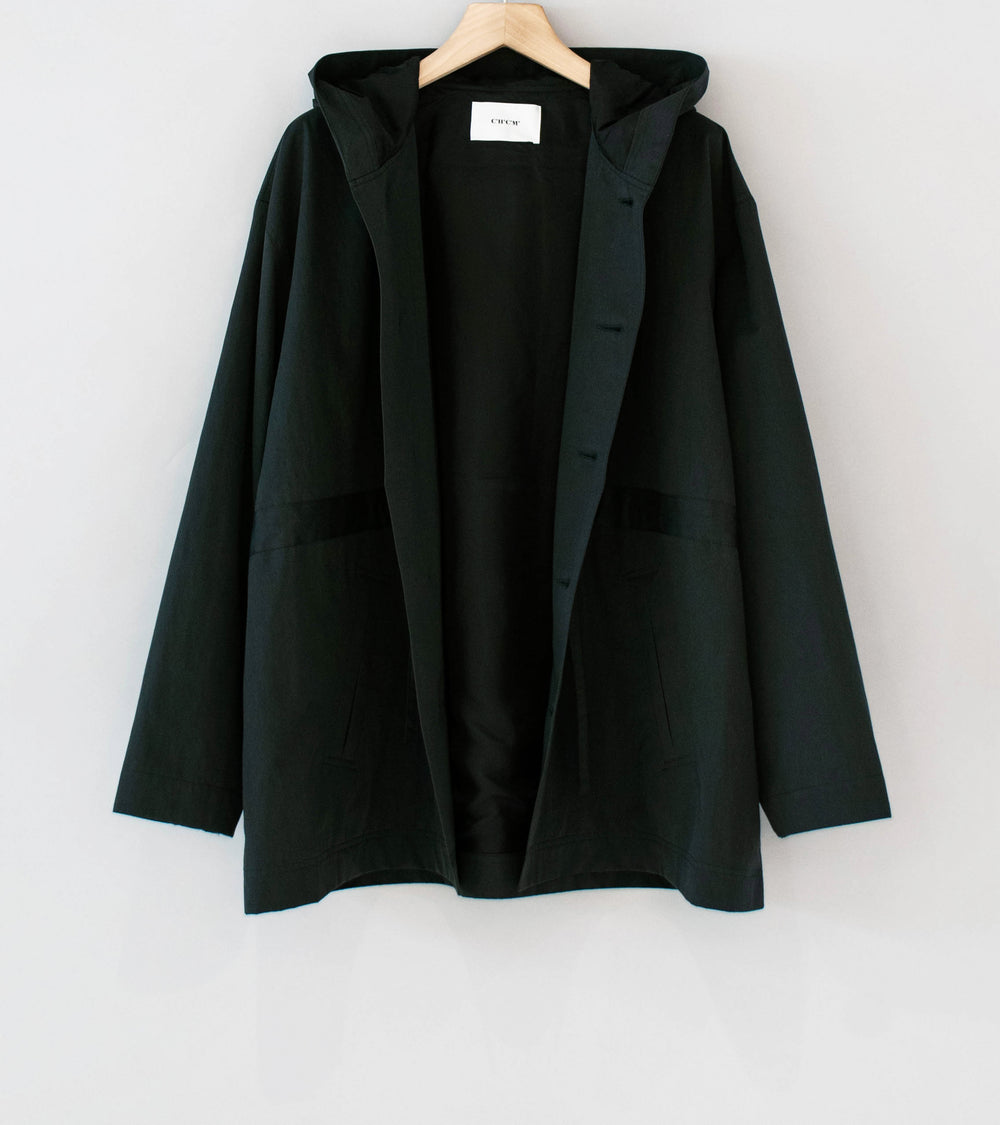 C'H'C'M' 'Parka' (Black Water Repellent Compact Twill)