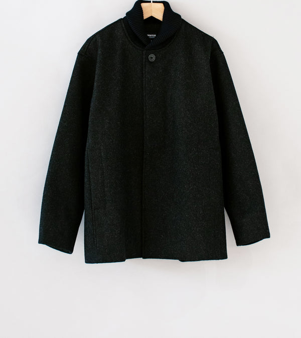 Arpenteur 'Atlas Coat' (Charcoal Wool Melton)