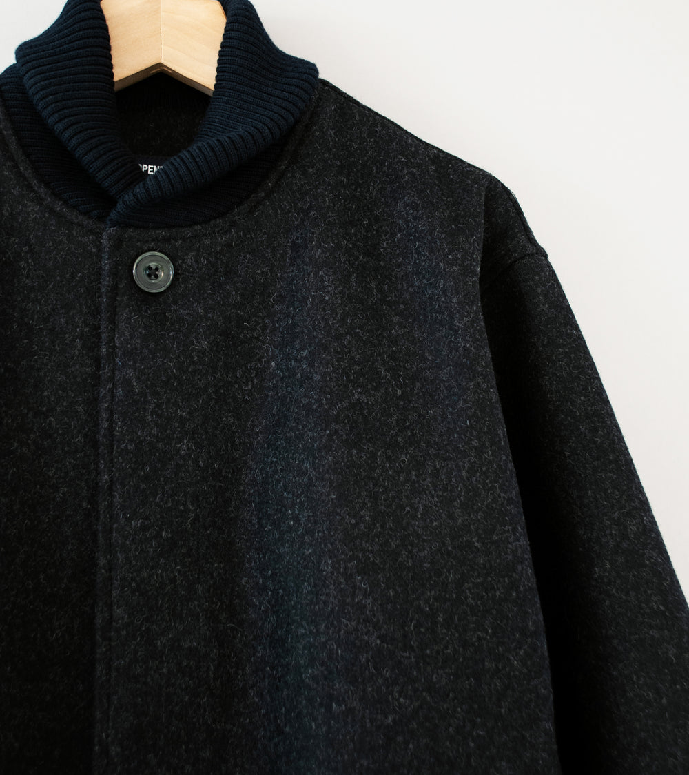 Arpenteur 'Atlas Coat' (Charcoal Wool Melton)