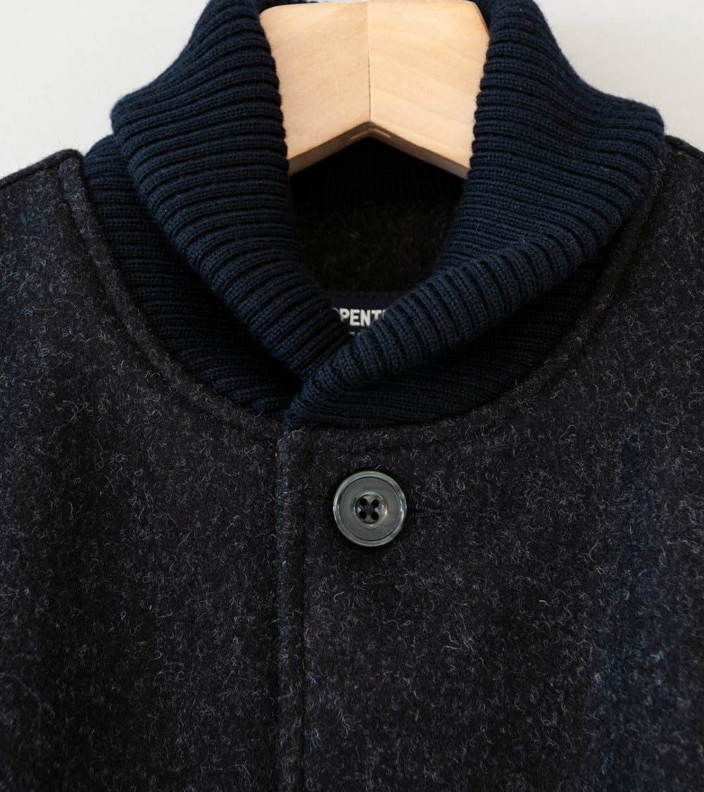 Arpenteur 'Atlas Coat' (Charcoal Wool Melton)