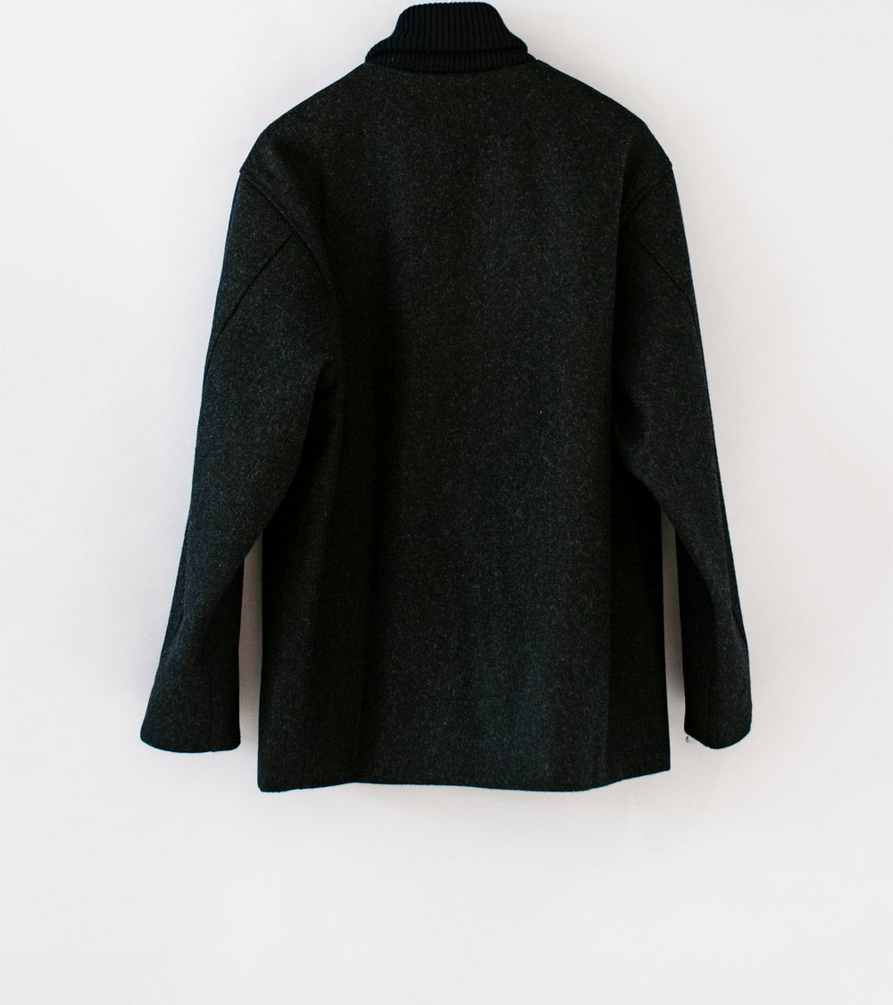 Arpenteur 'Atlas Coat' (Charcoal Wool Melton)