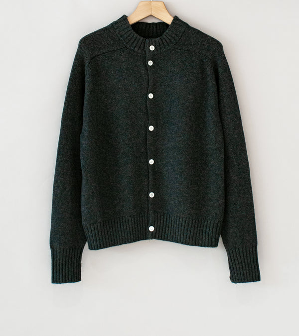 Fil Melange 'Sidney Cardigan' (Moss Charcoal)