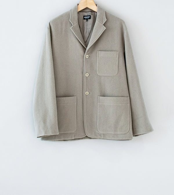 Arpenteur 'Fox Jacket' (Sand Pure Wool Flannel)