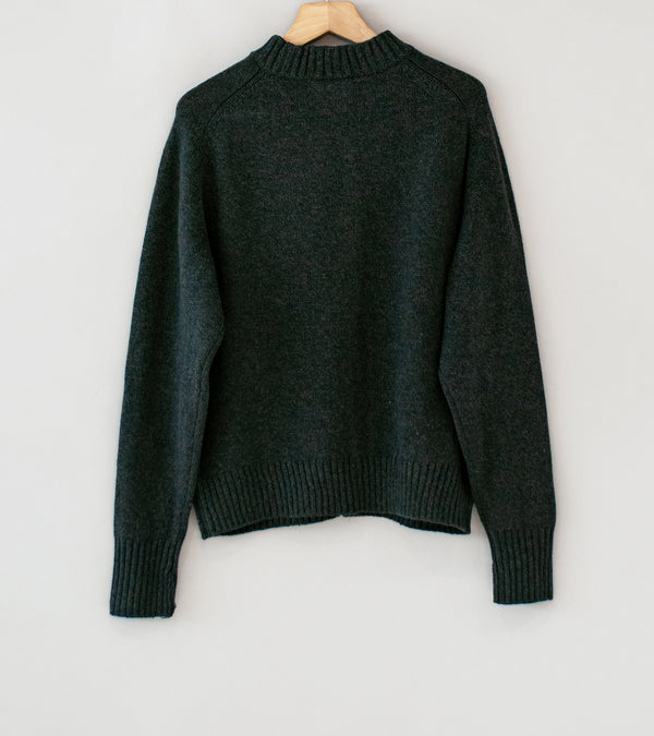 Fil Melange 'Sidney Cardigan' (Moss Charcoal)