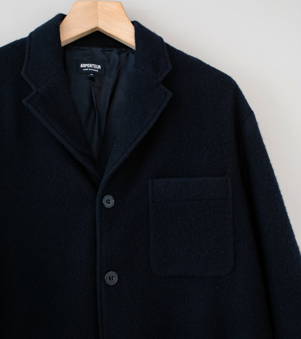 Arpenteur 'Fox Jacket' (Midnight Pure Wool Flannel)