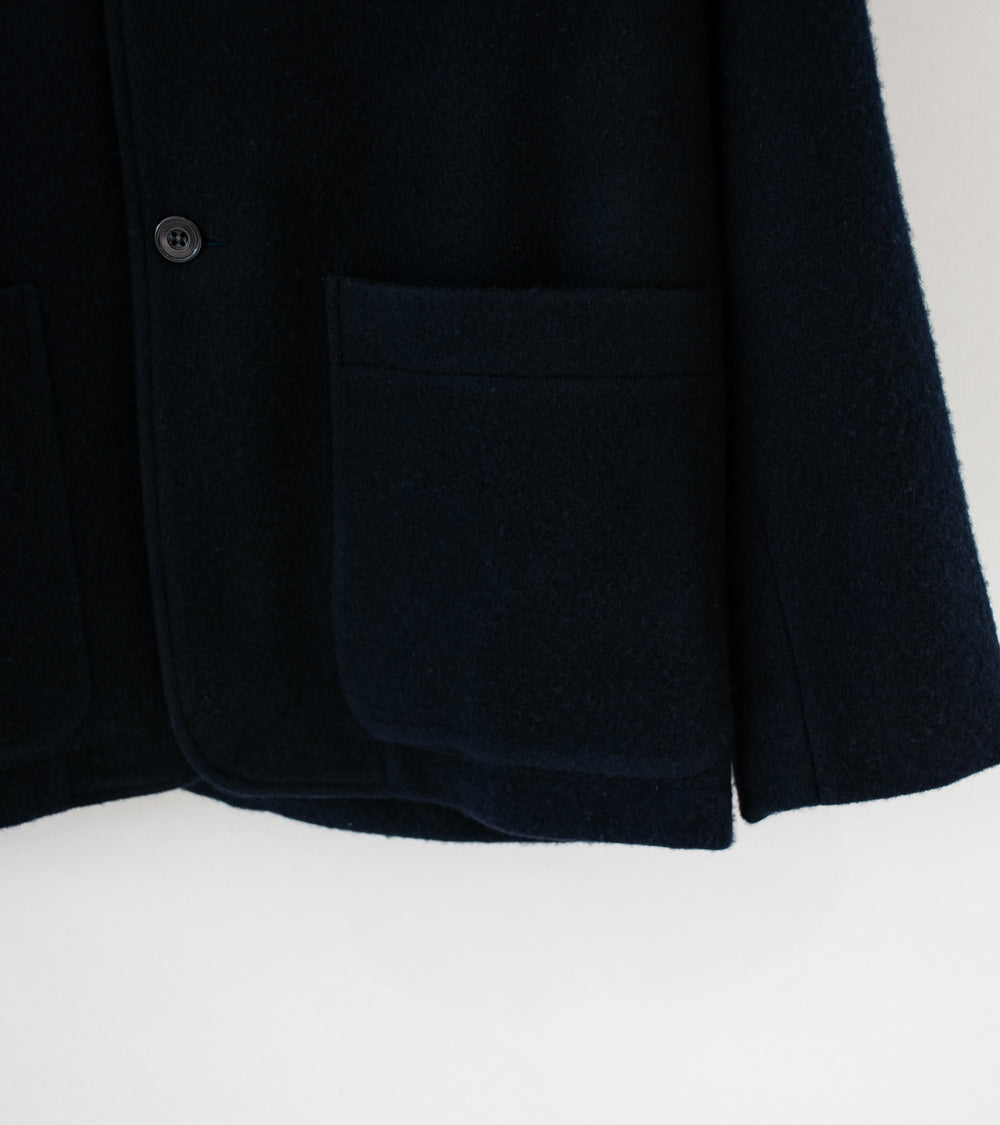 Arpenteur 'Fox Jacket' (Midnight Pure Wool Flannel)