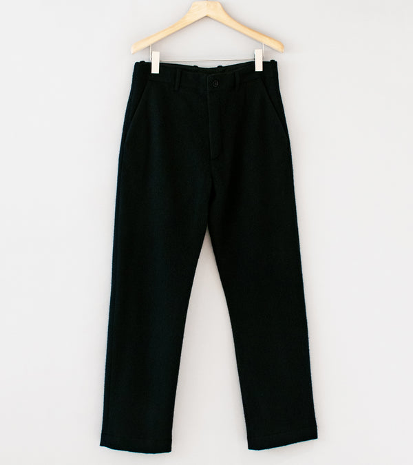 Arpenteur 'Fox Pants' (Midnight Pure Wool Flannel)