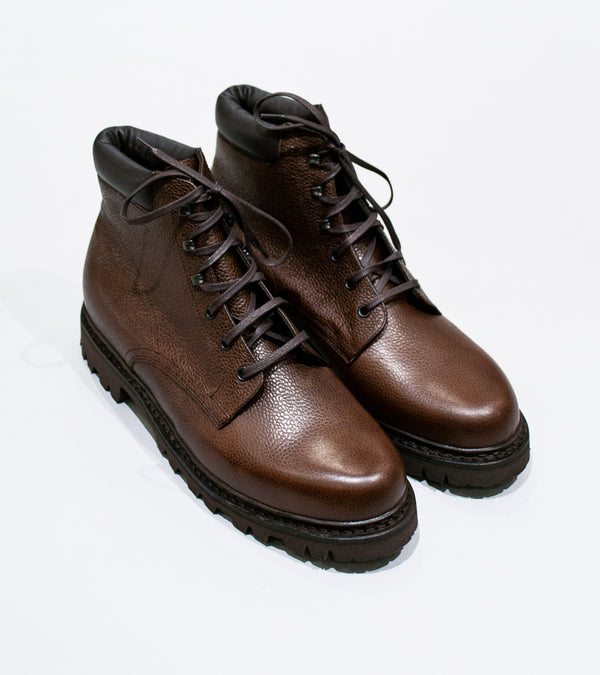 Arpenteur 'Paraboot Bergy Boots' (Brown Grained Calf Leather)