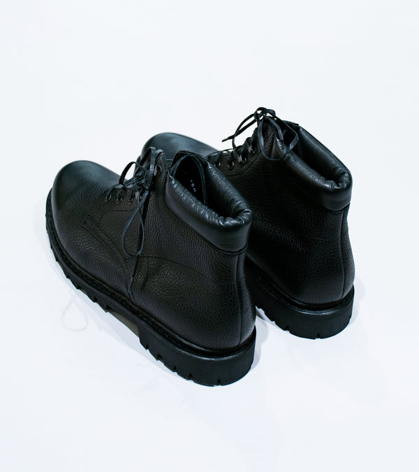 Arpenteur 'Paraboot Bergy Boots' (Black Grained Calf Leather)