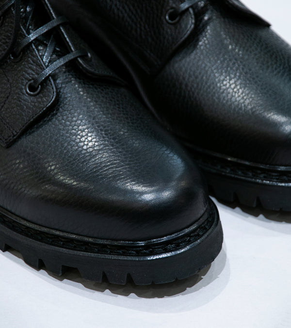 Arpenteur 'Paraboot Bergy Boots' (Black Grained Calf Leather)