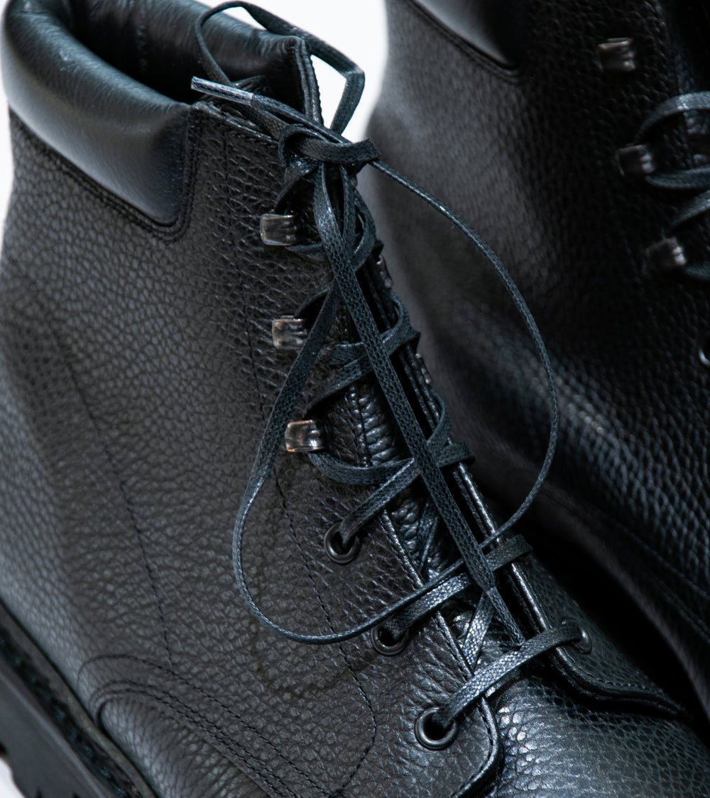 Arpenteur 'Paraboot Bergy Boots' (Black Grained Calf Leather)