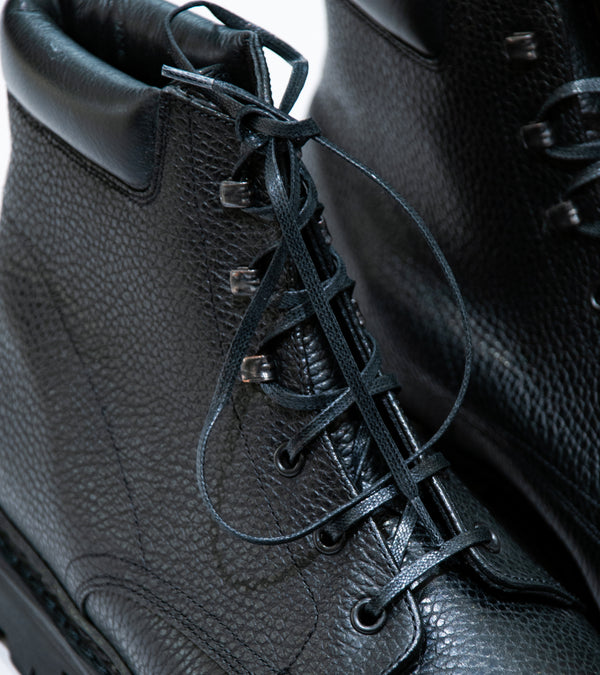 Arpenteur 'Paraboot Bergy Boots' (Black Grained Calf Leather)