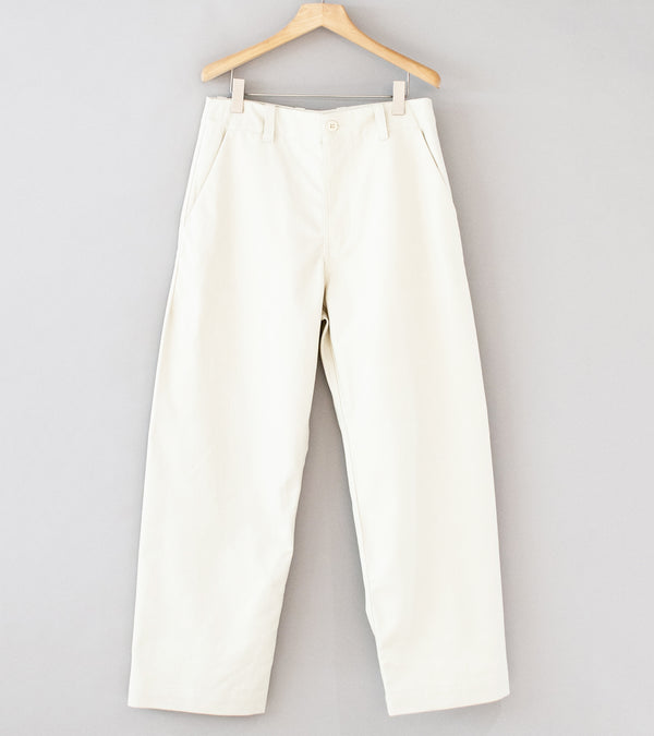 Arpenteur 'Lux Pants' (Off White Cotton Drill)