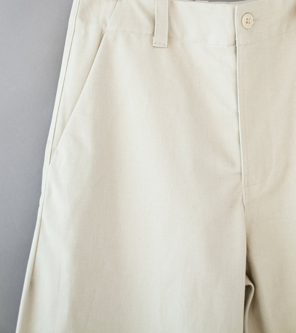 Arpenteur 'Lux Pants' (Off White Cotton Drill)