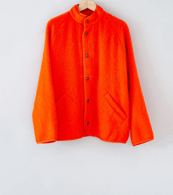 Arpenteur 'Contour Jacket' (Orange Brushed Wool Mohair)