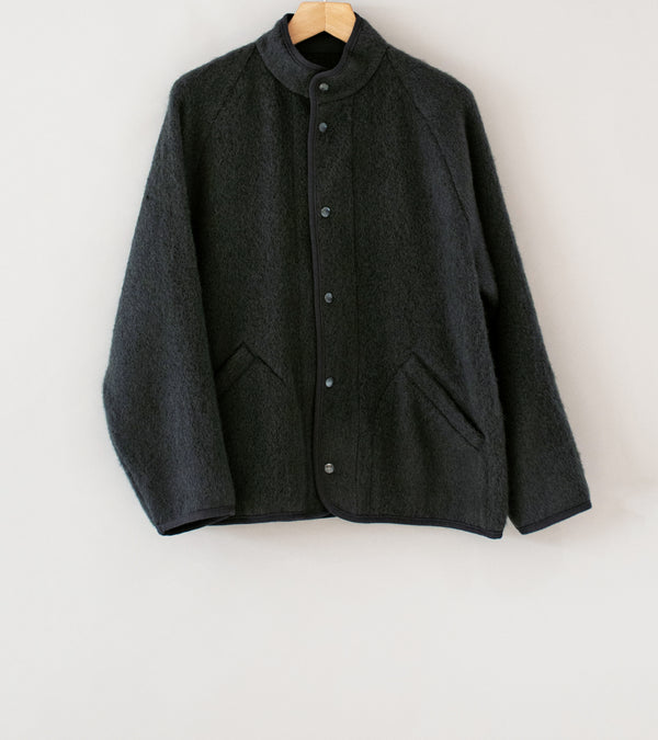 Arpenteur 'Contour Jacket' (Slate Brushed Wool Mohair)