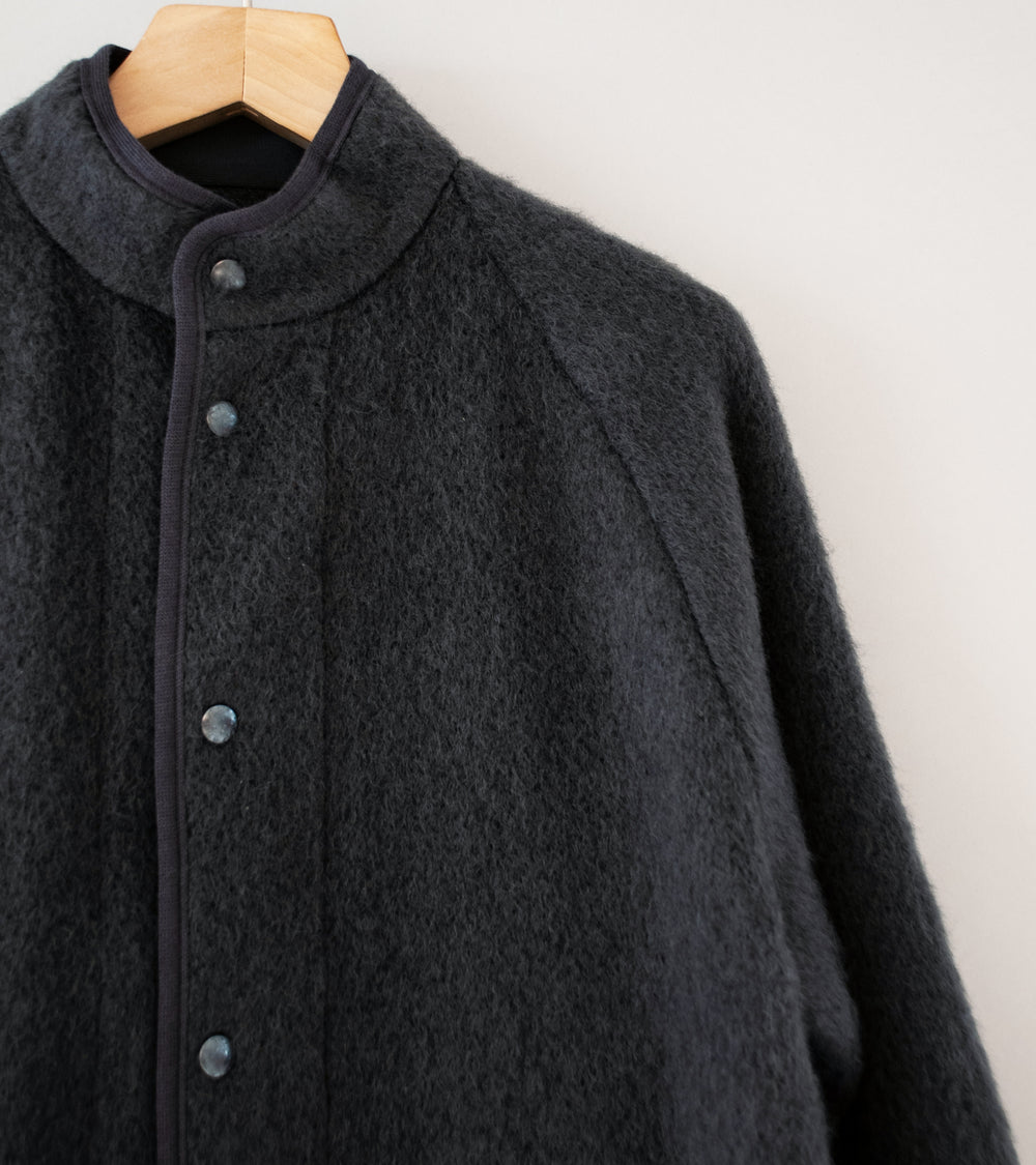 Arpenteur 'Contour Jacket' (Slate Brushed Wool Mohair)