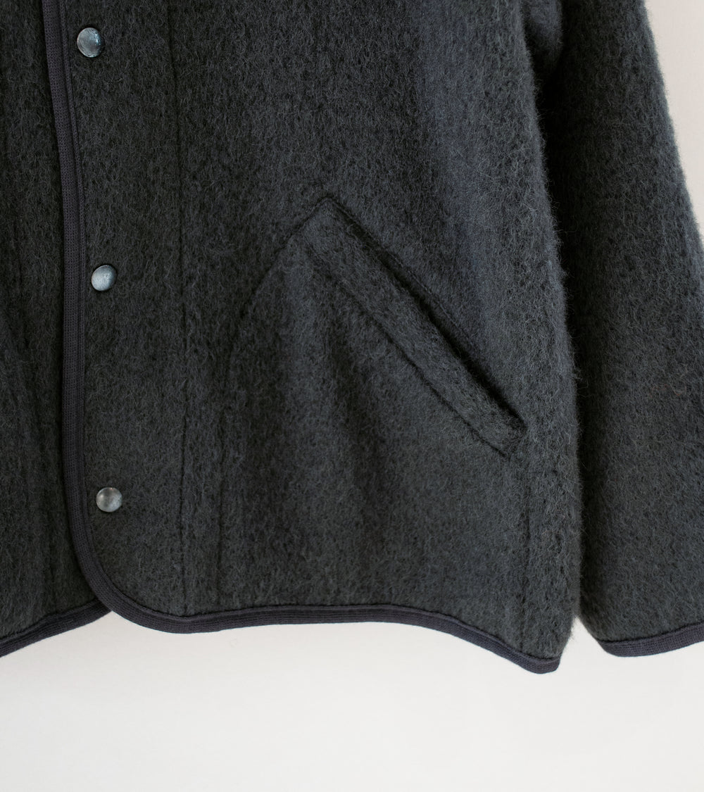 Arpenteur 'Contour Jacket' (Slate Brushed Wool Mohair)