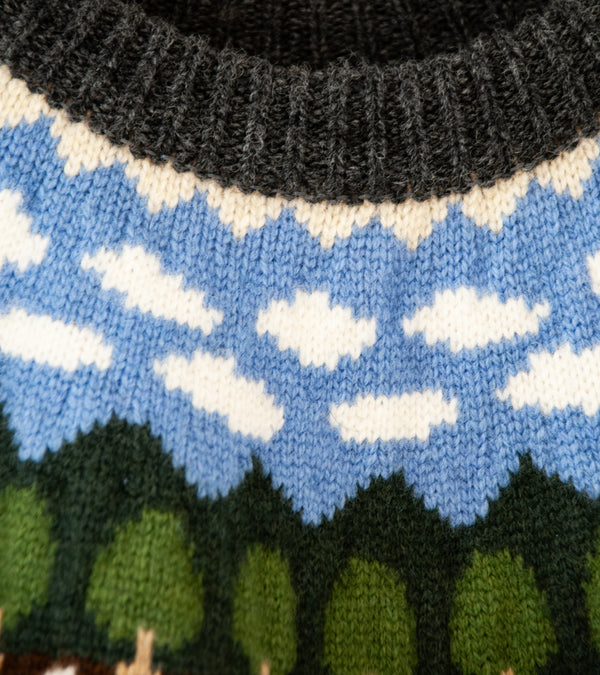 Unlikely 'Fair Isle “Duck” Sweater' (Charcoal Grey)