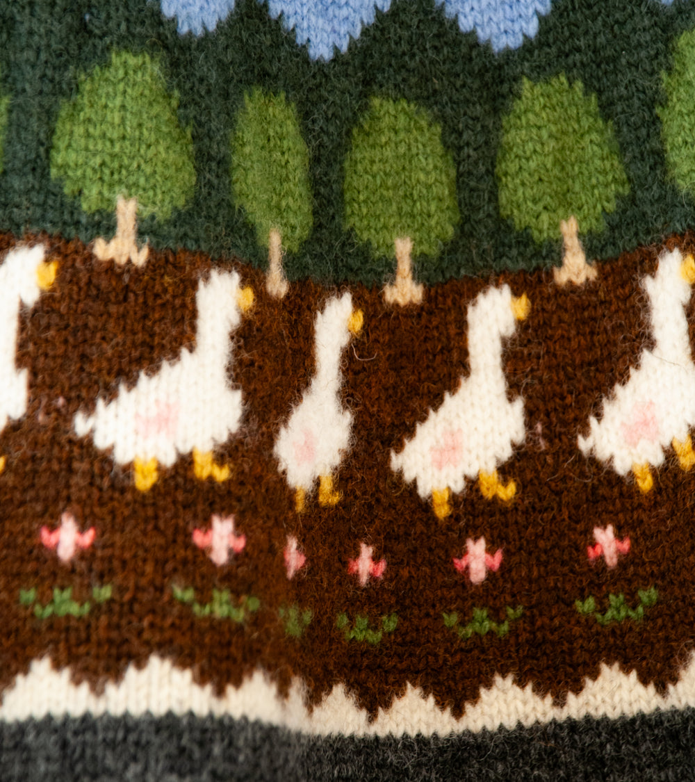 Unlikely 'Fair Isle “Duck” Sweater' (Charcoal Grey)