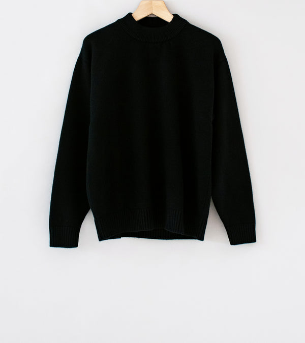 Arpenteur 'Source Sweater' (Black Merino Cashmere)