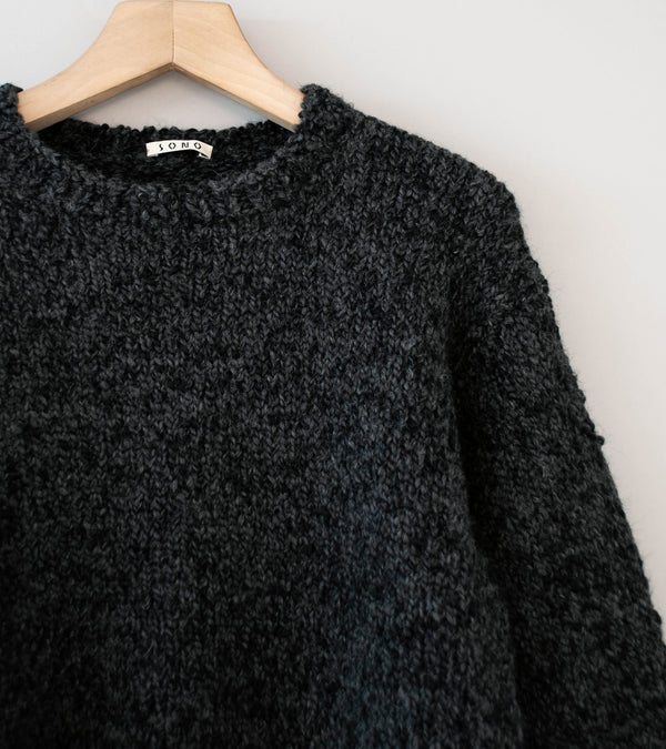 Sono 'Jona Jumper' (Charcoal Organic Wool Alpaca)