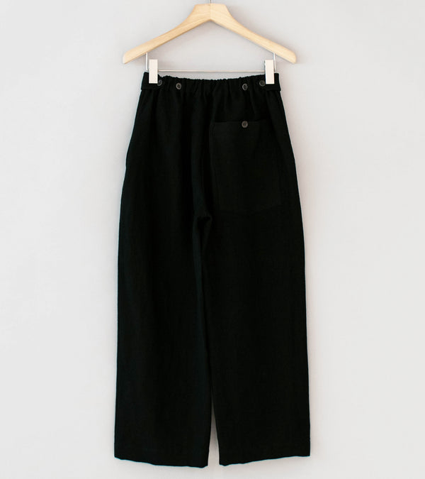 Sono 'Tatum Trousers' (Black Linen Wool)