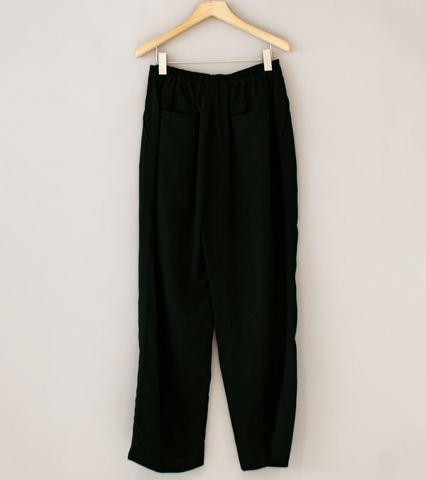 Stein 'Rayon Linen Wide Easy Trousers' (Black)