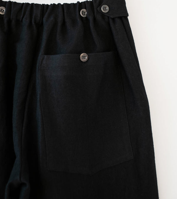 Sono 'Tatum Trousers' (Black Linen Wool)