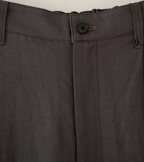 Stein 'Rayon Linen Wide Easy Trousers' (Charcoal)