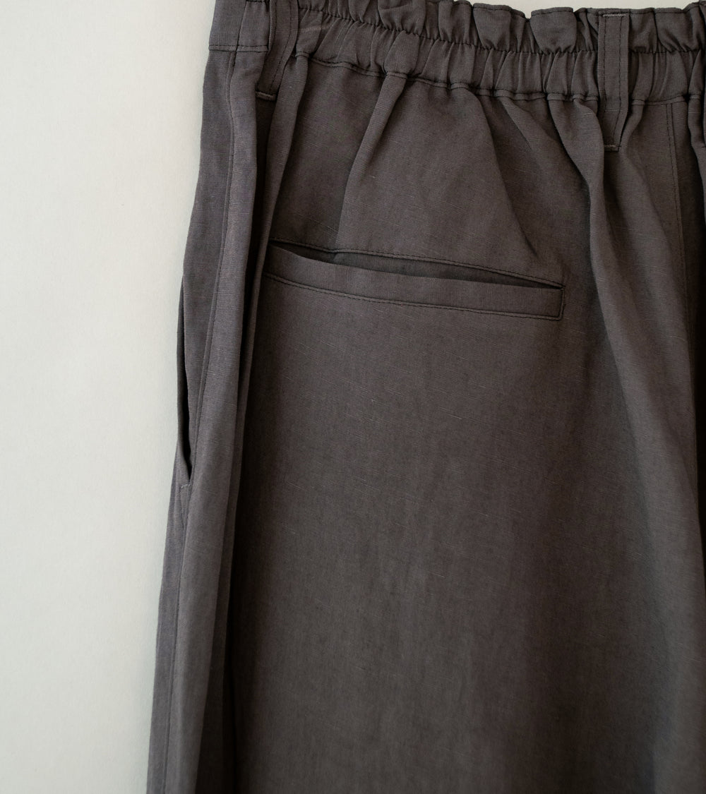 Stein 'Rayon Linen Wide Easy Trousers' (Charcoal)