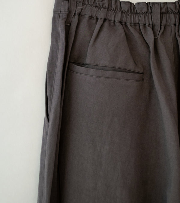 Stein 'Rayon Linen Wide Easy Trousers' (Charcoal)