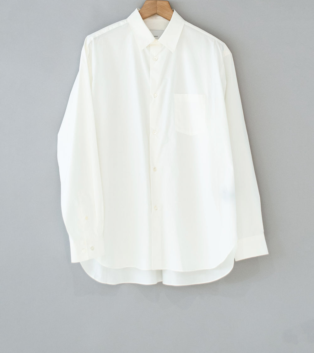 Stein 'Suvin Cotton Oversized Regular Collar Shirt' (Off White)