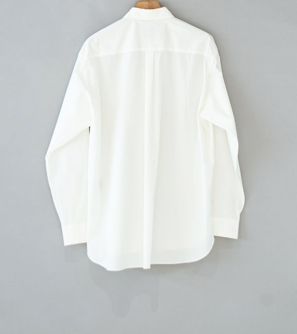 Stein 'Suvin Cotton Oversized Regular Collar Shirt' (Off White)