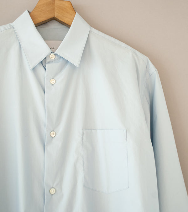 Stein 'Suvin Cotton Oversized Regular Collar Shirt' (Off Blue)